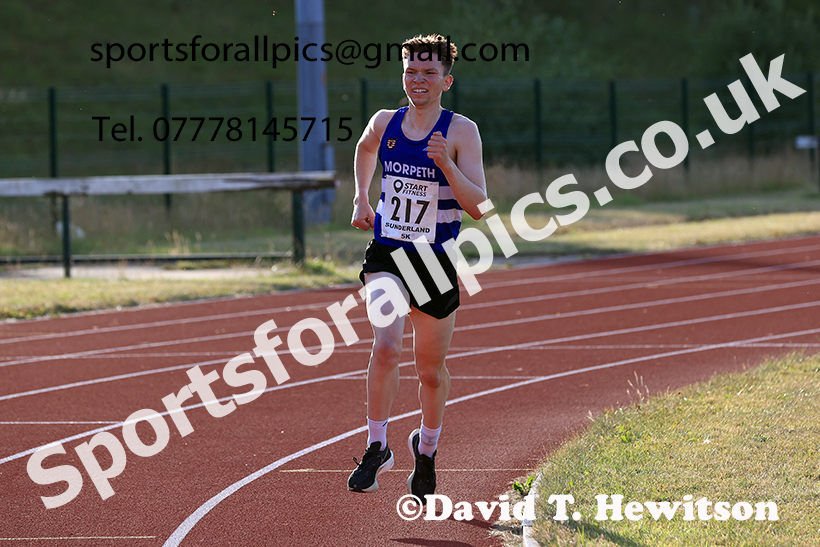 Senior Mens 2025 Sunderland 5k, Silksworth, Sunderland. Photo: David T. Hewitson/Sports for All Pics
